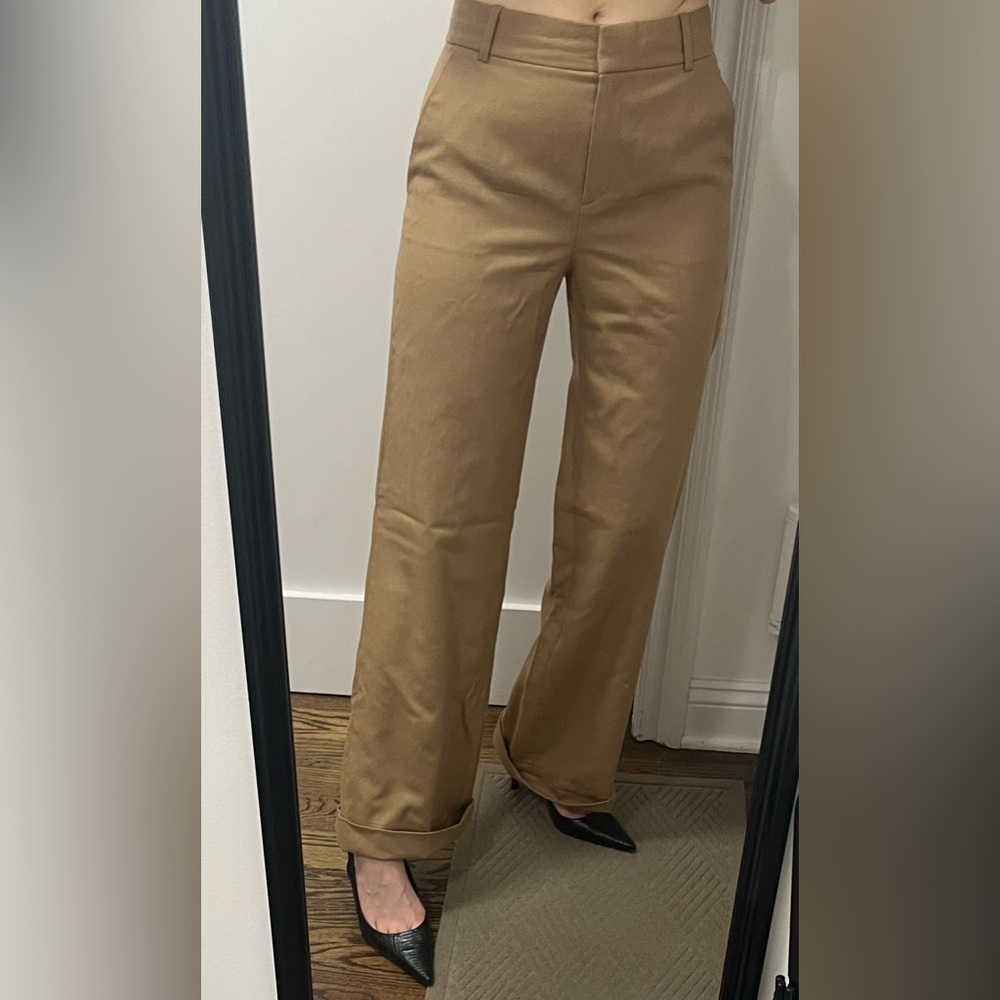 J. Crew Women's Trousers | Tan 100% Wool